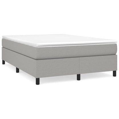 vidaXL Bed Frame Box Spring Platform Bed Base Frame Mattress Foundation Fabric