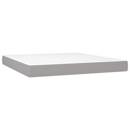 vidaXL Bed Frame Box Spring Platform Bed Base Frame Mattress Foundation Fabric