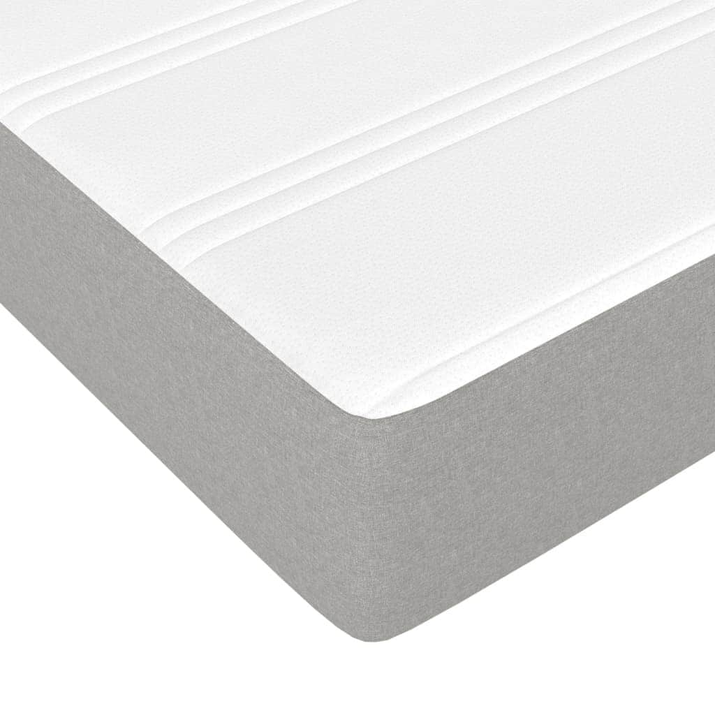 vidaXL Bed Frame Box Spring Platform Bed Base Frame Mattress Foundation Fabric