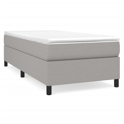 vidaXL Bed Frame Box Spring Platform Bed Base Frame Mattress Foundation Fabric