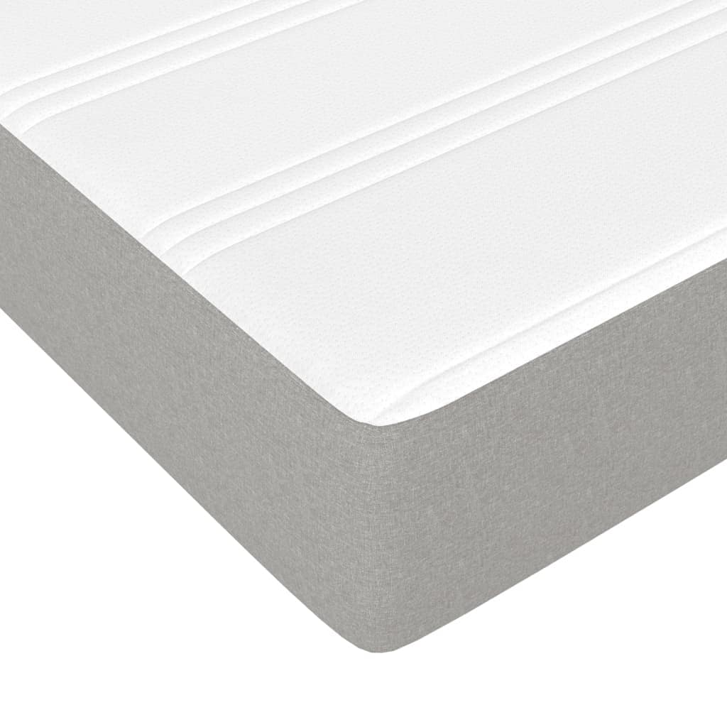 vidaXL Bed Frame Box Spring Platform Bed Base Frame Mattress Foundation Fabric