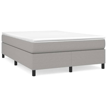 vidaXL Bed Frame Box Spring Platform Bed Base Frame Mattress Foundation Fabric