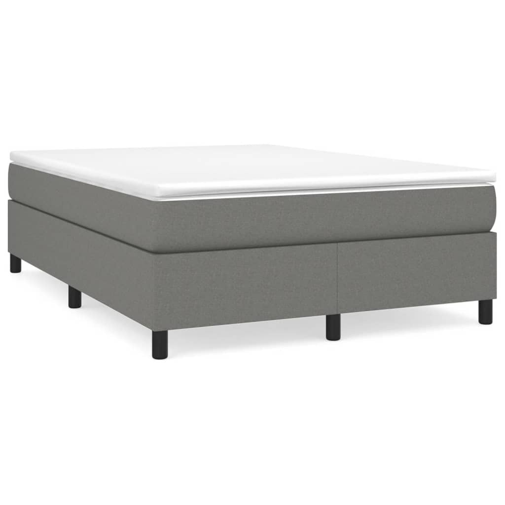 vidaXL Bed Frame Box Spring Platform Bed Base Frame Mattress Foundation Fabric
