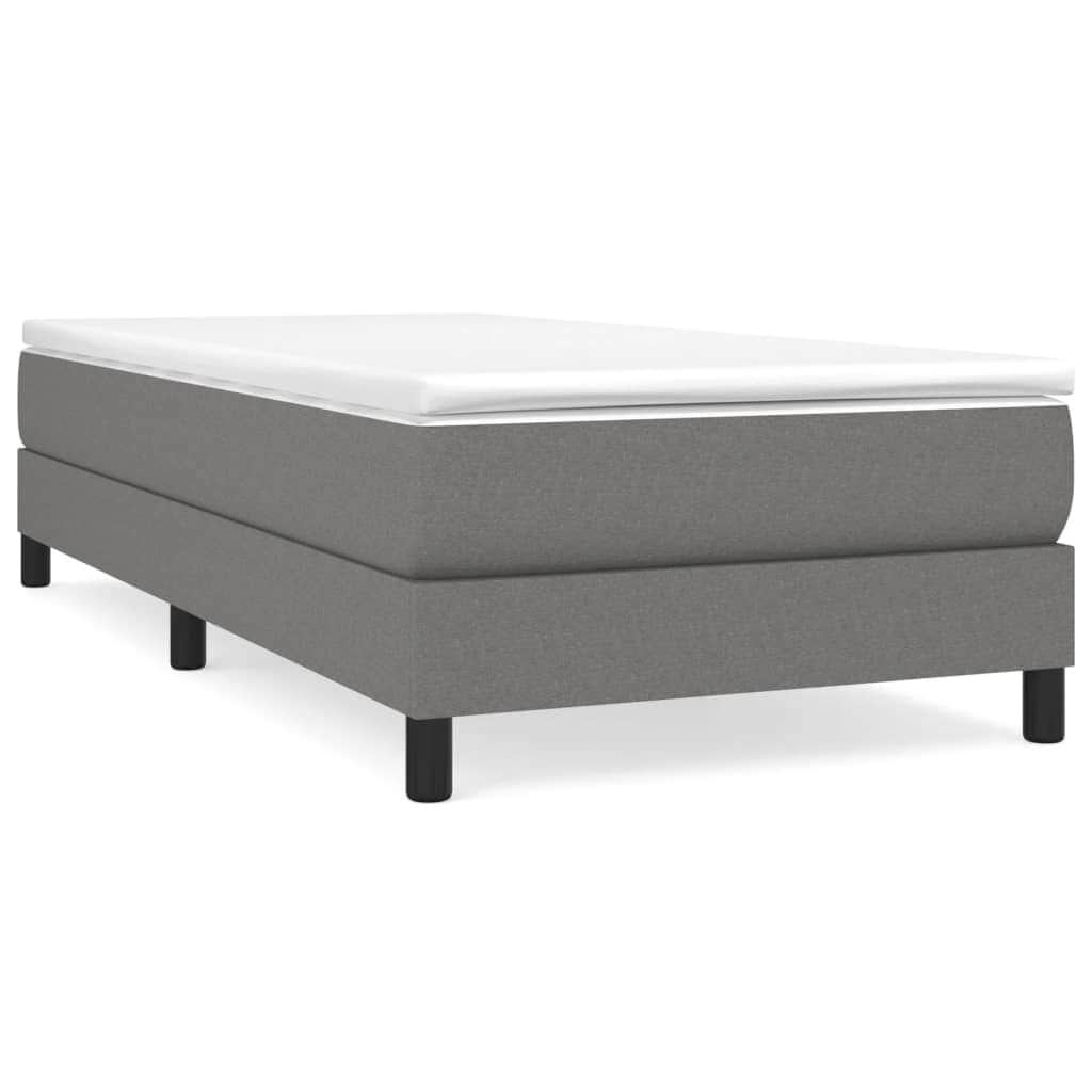 vidaXL Bed Frame Box Spring Platform Bed Base Frame Mattress Foundation Fabric