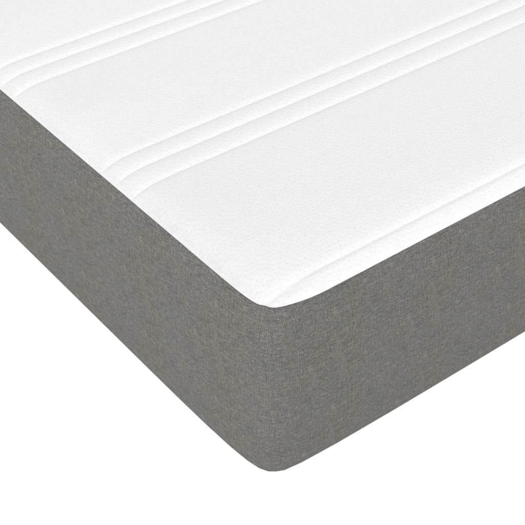 vidaXL Bed Frame Box Spring Platform Bed Base Frame Mattress Foundation Fabric