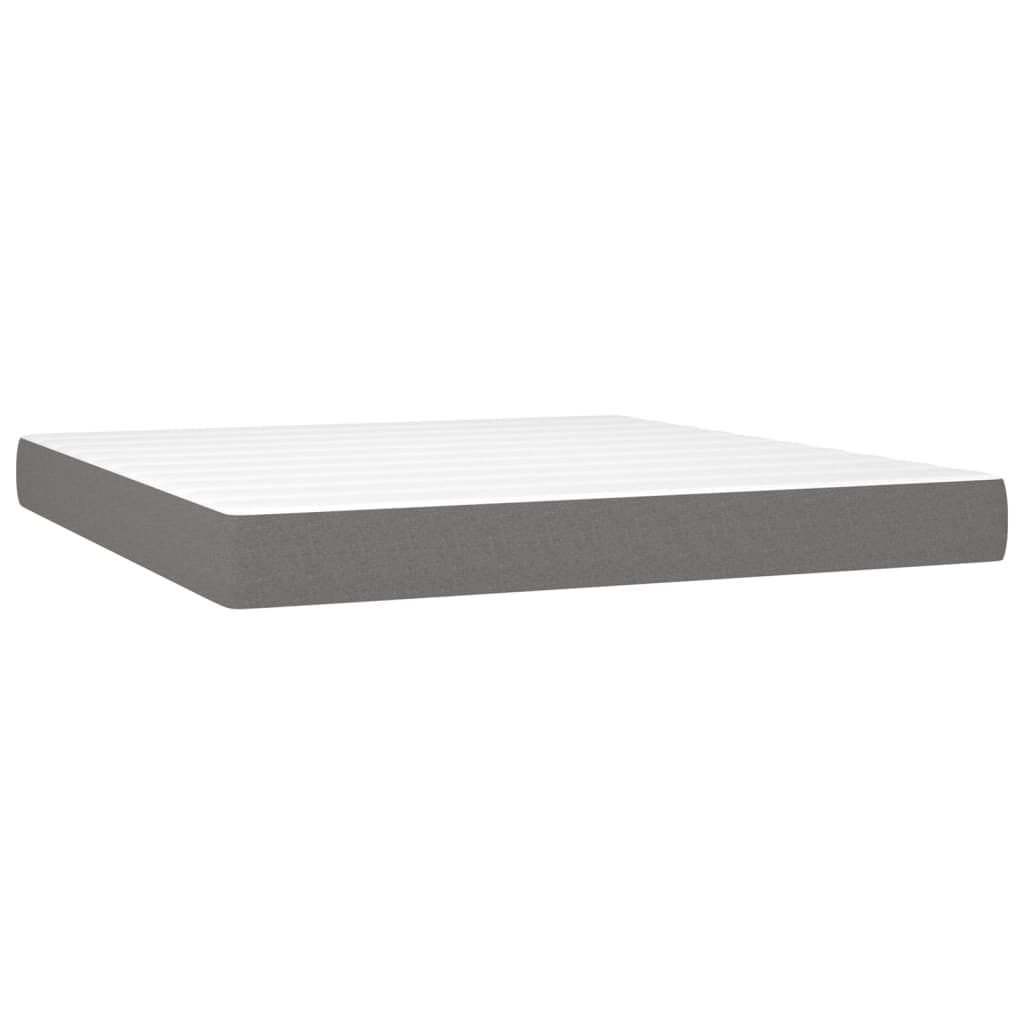 vidaXL Bed Frame Box Spring Platform Bed Base Frame Mattress Foundation Fabric