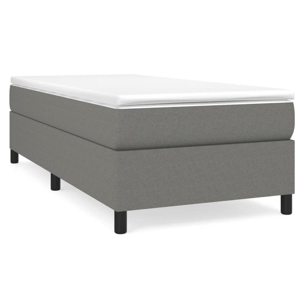 vidaXL Bed Frame Box Spring Platform Bed Base Frame Mattress Foundation Fabric