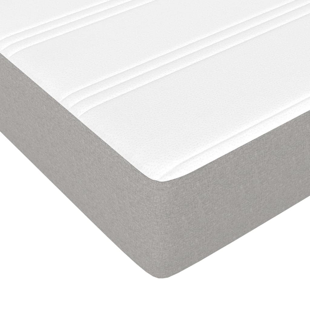 vidaXL Bed Frame Box Spring Platform Bed Base Frame Mattress Foundation Fabric