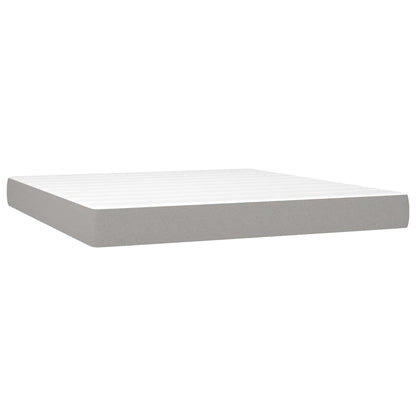 vidaXL Bed Frame Box Spring Platform Bed Base Frame Mattress Foundation Fabric
