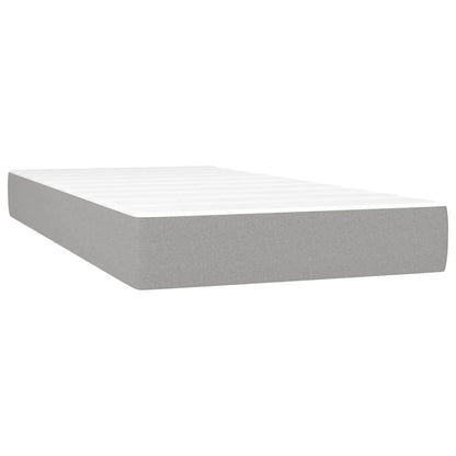 vidaXL Bed Frame Box Spring Platform Bed Base Frame Mattress Foundation Fabric