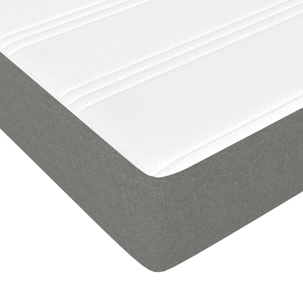 vidaXL Bed Frame Box Spring Platform Bed Base Frame Mattress Foundation Fabric