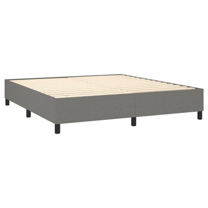 vidaXL Bed Frame Box Spring Platform Bed Base Frame Mattress Foundation Fabric