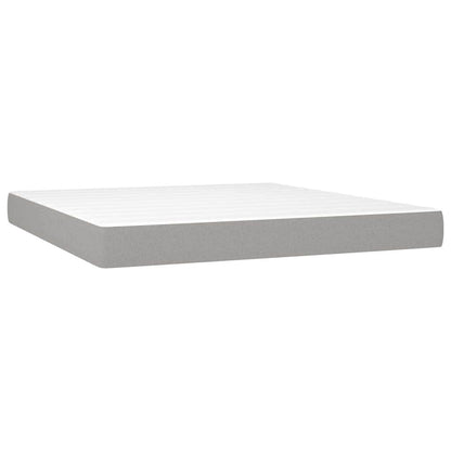 vidaXL Bed Frame Box Spring Platform Bed Base Frame Mattress Foundation Fabric